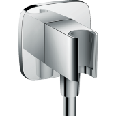 Шланговое подсоединение hansgrohe Fixfit Porter E с держателем для душа 26485000 Шланговое подсоединение hansgrohe Fixfit Porter E с держателем для душа 26485000