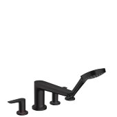 Смеситель hansgrohe Talis E на край ванны, на 4 отверстия, матовый черный 71748670 Смеситель hansgrohe Talis E на край ванны, на 4 отверстия, матовый черный 71748670