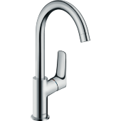 Смеситель hansgrohe Logis для раковины с поворотным изливом и сливным гарнитуром, хром 71130000 Смеситель hansgrohe Logis для раковины с поворотным изливом и сливным гарнитуром, хром 71130000