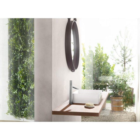 Смеситель hansgrohe Talis Select S для раковины с высоким изливом и сливным гарнитуром, хром 72044000 Смеситель hansgrohe Talis Select S для раковины с высоким изливом и сливным гарнитуром, хром 72044000