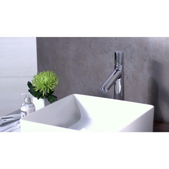 Смеситель hansgrohe Talis Select S для раковины с высоким изливом и сливным гарнитуром, хром 72044000 Смеситель hansgrohe Talis Select S для раковины с высоким изливом и сливным гарнитуром, хром 72044000