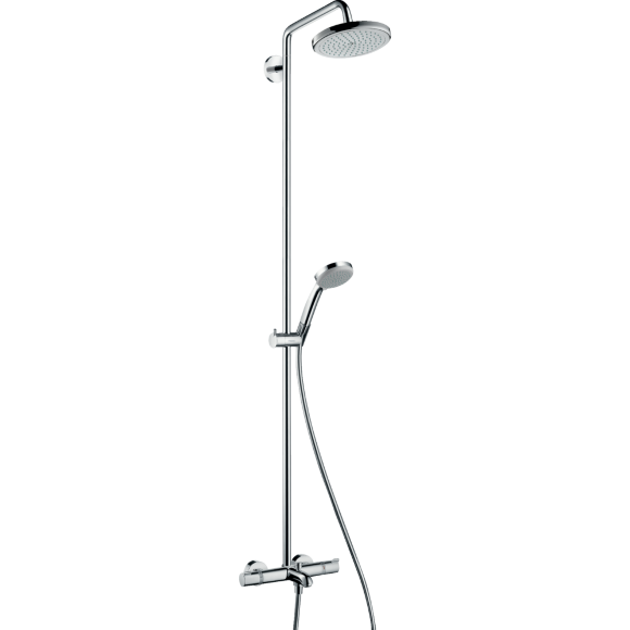 Душевая система hansgrohe Croma 220 Showerpipe с термостатом 27223000 Душевая система hansgrohe Croma 220 Showerpipe с термостатом 27223000