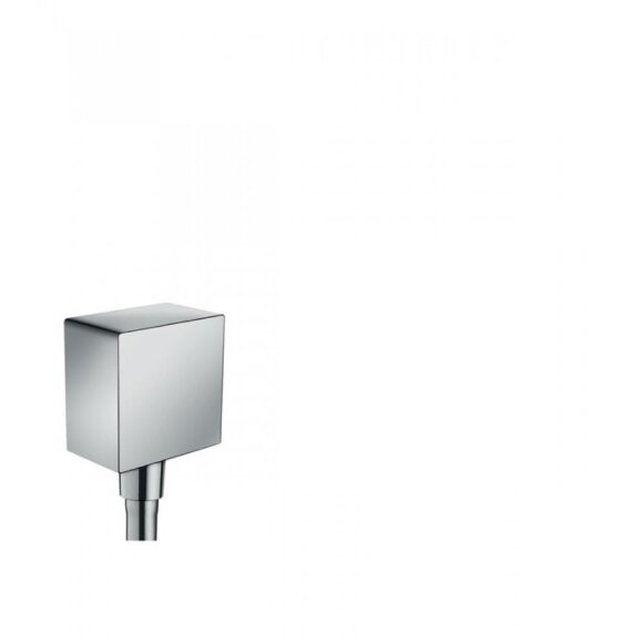 Шланговое подсоединение hansgrohe FixFit Square с клапаном обратного тока 26455000 Шланговое подсоединение hansgrohe FixFit Square с клапаном обратного тока 26455000