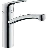 Смеситель hansgrohe Focus для кухонной мойки с поворотным изливом, хром 31806000 Смеситель hansgrohe Focus для кухонной мойки с поворотным изливом, хром 31806000