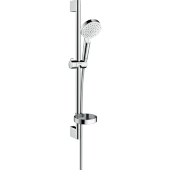 Душевой набор hansgrohe Crometta Vario и мыльницей Casetta 65, белый/хром 26553400 Душевой набор hansgrohe Crometta Vario и мыльницей Casetta 65, белый/хром 26553400