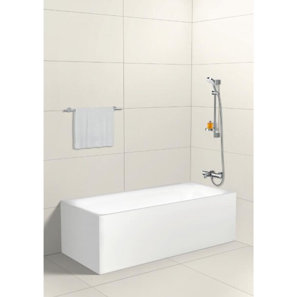 Душевой набор hansgrohe Crometta Vario и мыльницей Casetta 65, белый/хром 26553400 Душевой набор hansgrohe Crometta Vario и мыльницей Casetta 65, белый/хром 26553400