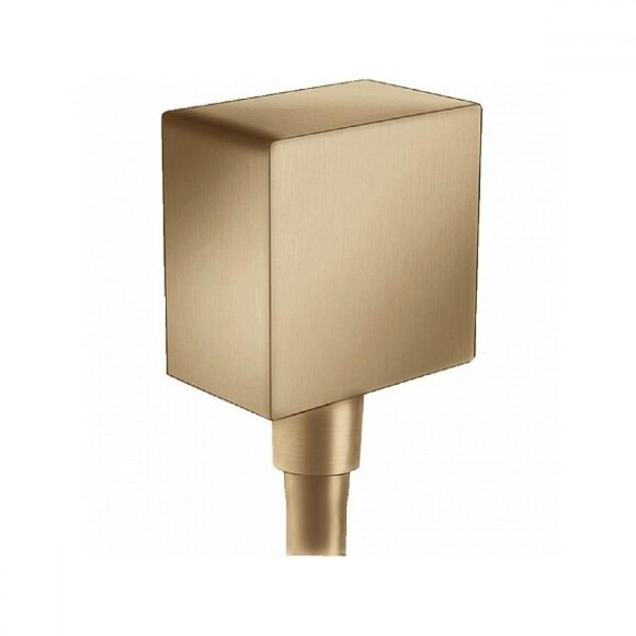 Шланговое подсоединение hansgrohe FixFit Square с клапаном обратного тока 26455140 Шланговое подсоединение hansgrohe FixFit Square с клапаном обратного тока 26455140