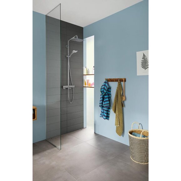 Душевая система hansgrohe Croma E Showerpipe 280 1jet 27630000 Душевая система hansgrohe Croma E Showerpipe 280 1jet 27630000