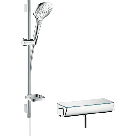 Душевой набор hansgrohe Ecostat Select/Raindance Select E 120 3jet/Combi 27038000 Душевой набор hansgrohe Ecostat Select/Raindance Select E 120 3jet/Combi 27038000