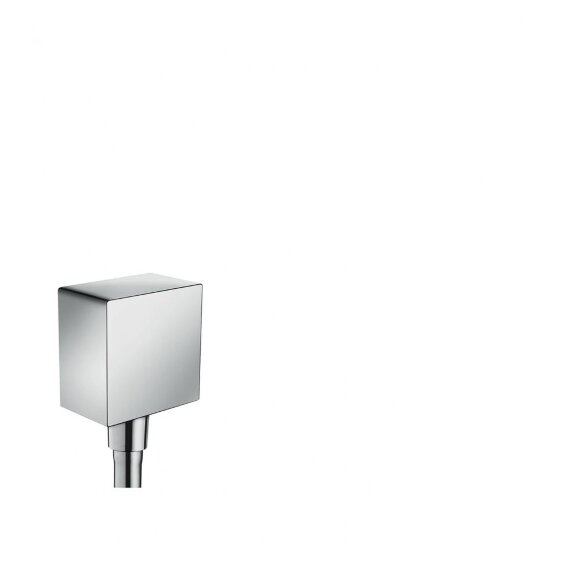 Шланговое подсоединение hansgrohe FixFit Square с клапаном обратного тока 26455340 Шланговое подсоединение hansgrohe FixFit Square с клапаном обратного тока 26455340