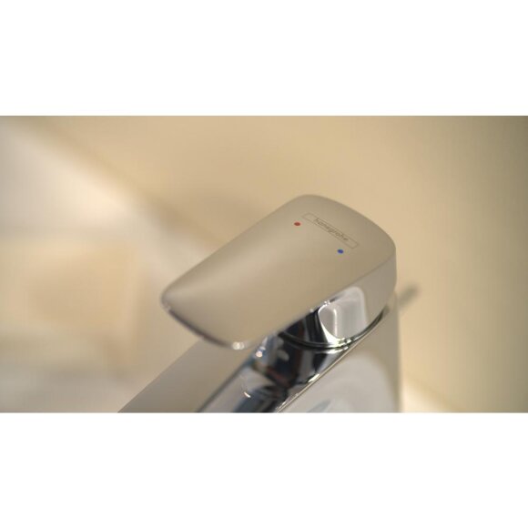 Смеситель hansgrohe Logis для раковины со средним изливом и сливным гарнитуром, хром 71100000