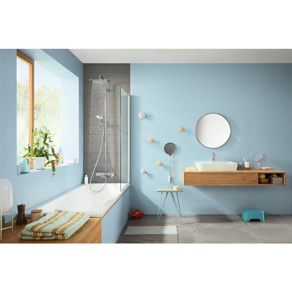 Душевая система hansgrohe Croma E Showerpipe 280 1jet 27687000 Душевая система hansgrohe Croma E Showerpipe 280 1jet 27687000