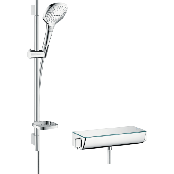 Душевой набор hansgrohe Ecostat Select/Raindance Select E 120 3jet/Combi 27038400 Душевой набор hansgrohe Ecostat Select/Raindance Select E 120 3jet/Combi 27038400