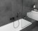 Смеситель для ванны Hansgrohe Vernis Shape, без душевого гарнитура, чёрный матовый 71450670