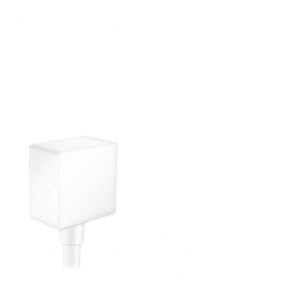 Шланговое подсоединение hansgrohe FixFit Square с клапаном обратного тока 26455700 Шланговое подсоединение hansgrohe FixFit Square с клапаном обратного тока 26455700