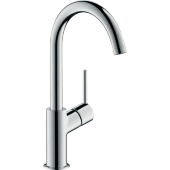 Смеситель hansgrohe Talis для раковины с фиксированным изливом и сливным клапаном Push-Open, хром 32080000 Смеситель hansgrohe Talis для раковины с фиксированным изливом и сливным клапаном Push-Open, хром 32080000