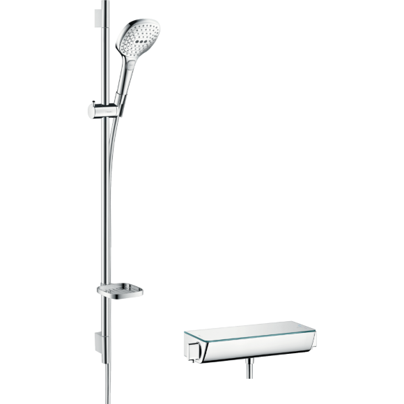 Душевой набор hansgrohe Ecostat Select/Raindance Select E 120 3jet/Combi 27039400 Душевой набор hansgrohe Ecostat Select/Raindance Select E 120 3jet/Combi 27039400