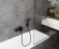 Смеситель для ванны Hansgrohe Vernis Blend без душевого гарнитура, чёрный матовый 71440670