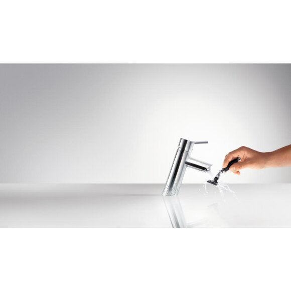 Смеситель hansgrohe Talis для раковины со сливным гарнитуром, хром 32040000