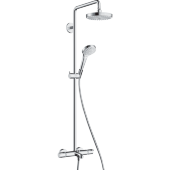 Душевая система hansgrohe Croma Select S 180 2 jet с термостатом 27351400 Душевая система hansgrohe Croma Select S 180 2 jet с термостатом 27351400