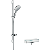 Душевой набор hansgrohe Ecostat Select/Raindance Select S 150 3jet/Combi 27037000 Душевой набор hansgrohe Ecostat Select/Raindance Select S 150 3jet/Combi 27037000