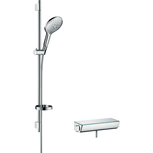 Душевой набор hansgrohe Ecostat Select/Raindance Select S 150 3jet/Combi 27037000 Душевой набор hansgrohe Ecostat Select/Raindance Select S 150 3jet/Combi 27037000