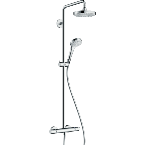 Душевая система hansgrohe Croma Select S 180 2jet с термостатом 27253400 Душевая система hansgrohe Croma Select S 180 2jet с термостатом 27253400