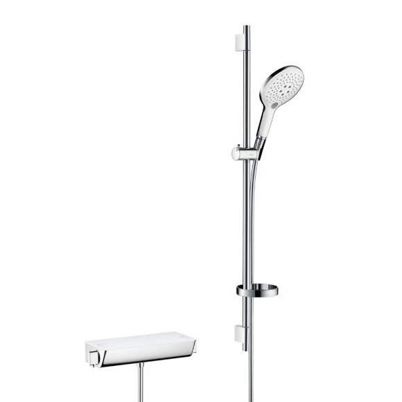 Душевой набор hansgrohe Ecostat Select/Raindance Select S 150 3jet/Combi 27037400 Душевой набор hansgrohe Ecostat Select/Raindance Select S 150 3jet/Combi 27037400
