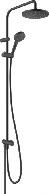 Душевая система Hansgrohe Vernis Blend ShPipe 200 1j Reno, матовый черный 26272670 Душевая система Hansgrohe Vernis Blend ShPipe 200 1j Reno, матовый черный 26272670