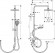 Душевая система Hansgrohe Vernis Blend ShPipe 200 1j Reno, матовый черный 26272670