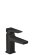 Смеситель для раковины 100, однорычажный, с рычаговой рукояткой, со сливным клапаном Push-Open, матовый черный 32500670