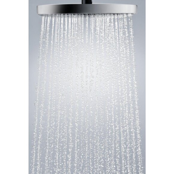 Верхний душ hansgrohe Raindance Select E 300 2jet, белый/хром 27385400
