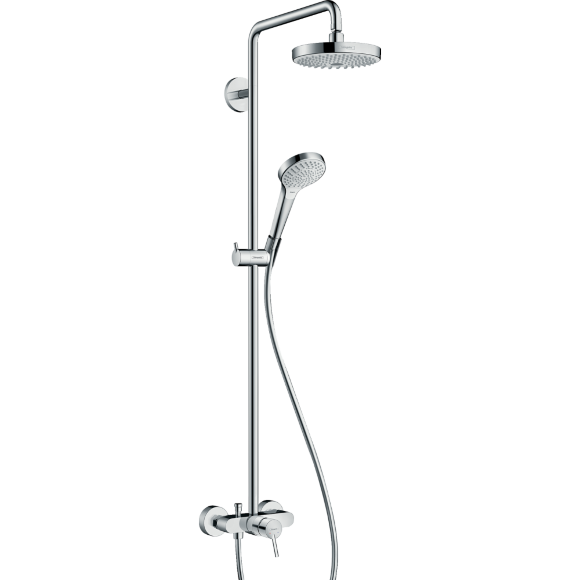 Душевая система hansgrohe Croma Select S 180 2jet со смесителем 27255400 Душевая система hansgrohe Croma Select S 180 2jet со смесителем 27255400