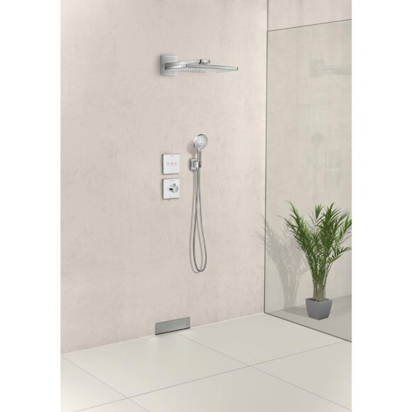 Шланговое подсоединение с держателем для душа hansgrohe Fixfit Porter Square 26486000 Шланговое подсоединение с держателем для душа hansgrohe Fixfit Porter Square 26486000