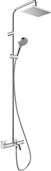 Душевая система с термостатом Hansgrohe Veris Sh ShPipe 230 1j хром 26284000 Душевая система с термостатом Hansgrohe Veris Sh ShPipe 230 1j хром 26284000