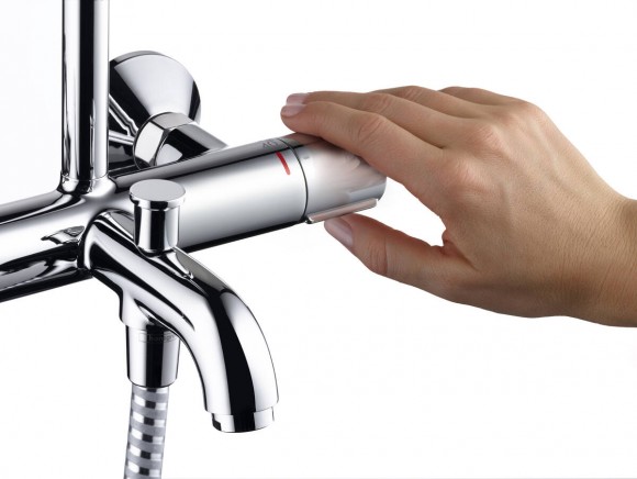 Душевая система с термостатом Hansgrohe Veris Sh ShPipe 230 1j хром 26284000