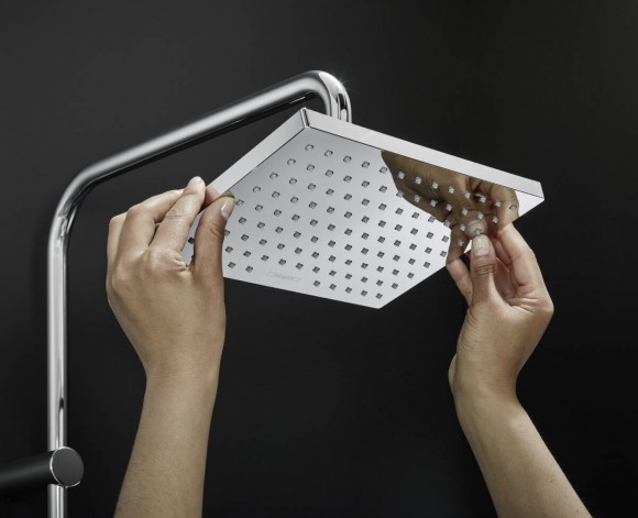 Душевая система с термостатом Hansgrohe Veris Sh ShPipe 230 1j хром 26284000