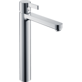 Смеситель hansgrohe Metris S для раковины с высоким изливом и сливным гарнитуром, хром 31022000 Смеситель hansgrohe Metris S для раковины с высоким изливом и сливным гарнитуром, хром 31022000