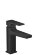 Смеситель для раковины 110, однорычажный, с рычаговой рукояткой, со сливным клапаном Push-Open, матовый черный 32507670