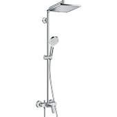 Душевая система hansgrohe Crometta E 240 1jet Showerpipe 27284000 Душевая система hansgrohe Crometta E 240 1jet Showerpipe 27284000