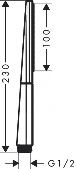 Душевая лейка Hansgrohe Rainfinity 100 1jet