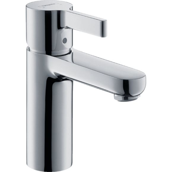 Смеситель hansgrohe Metris S для раковины со сливным гарнитуром, хром 31060000 Смеситель hansgrohe Metris S для раковины со сливным гарнитуром, хром 31060000