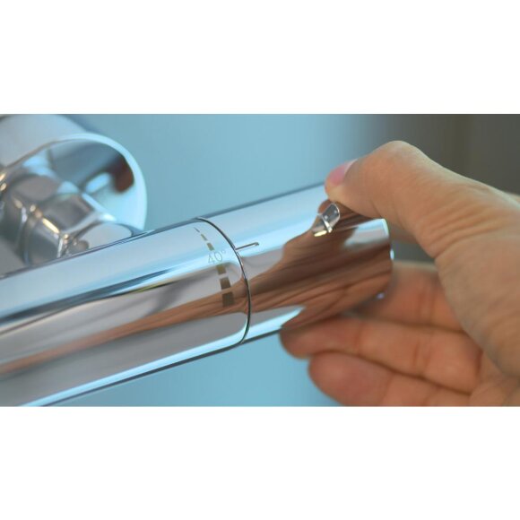 Душевая система hansgrohe Crometta S 240 1jet Showerpipe EcoSmart с термостатом 27268000 Душевая система hansgrohe Crometta S 240 1jet Showerpipe EcoSmart с термостатом 27268000