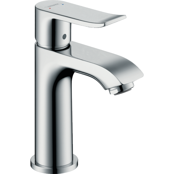 Смеситель hansgrohe Metris для маленькой раковины со сливным гарнитуром, хром 31088000