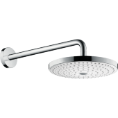 Верхний душ hansgrohe Raindance Select S 240 2jet с держателем 390 мм, белый/хром 26466400