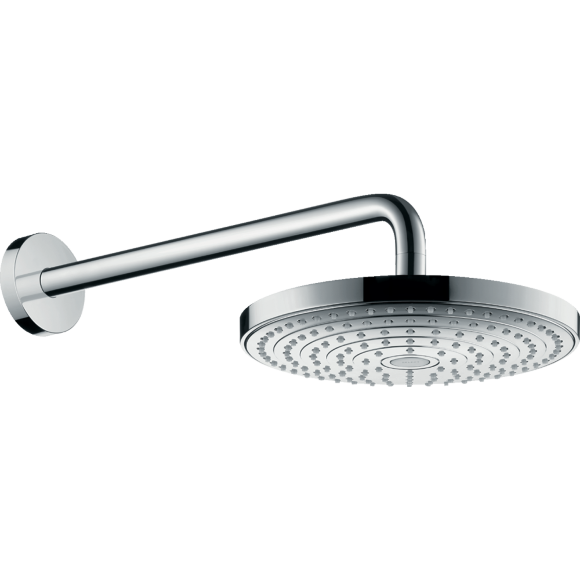 Верхний душ hansgrohe Raindance Select S 240 2jet с держателем 390 мм, хром 26466000
