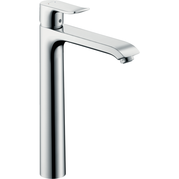 Смеситель hansgrohe Metris для раковины в форме таза со сливным гарнитуром, хром 31082000 Смеситель hansgrohe Metris для раковины в форме таза со сливным гарнитуром, хром 31082000
