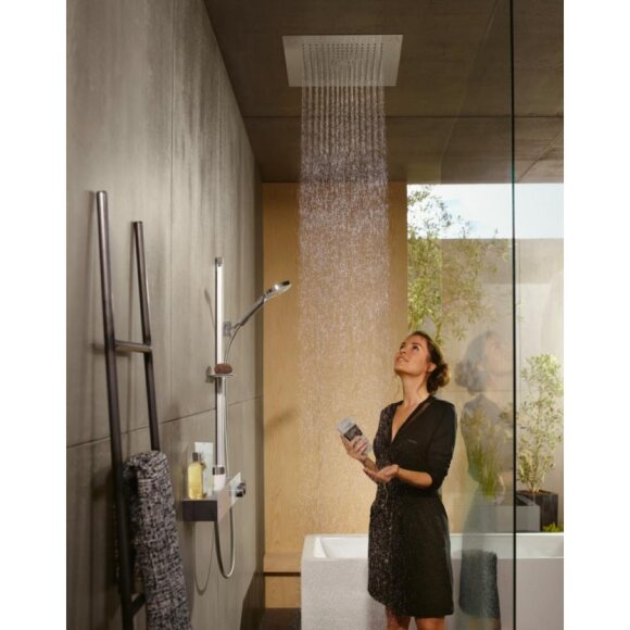 Верхний душ hansgrohe Raindance Е 1 jet 400x400 мм, хром 26252000