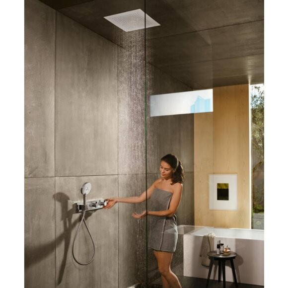 Верхний душ hansgrohe Raindance Е 1 jet 400x400 мм, хром 26252000
