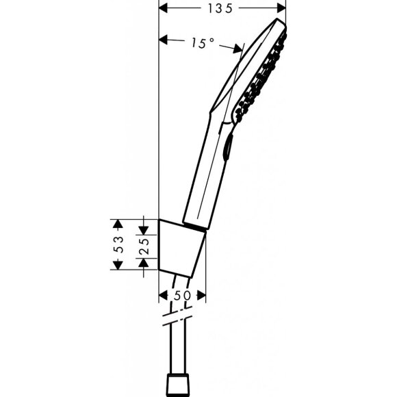 Душевой набор hansgrohe Raindance Select E 26720400 Душевой набор hansgrohe Raindance Select E 26720400